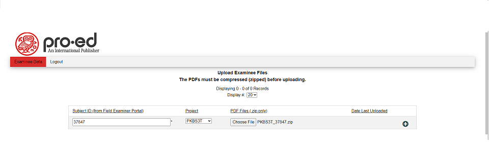 Upload Zip File